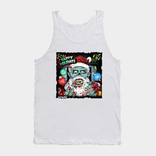 Santa Zombie wants Brains by Grafixs© / Miguel Heredia Tank Top